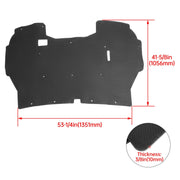 DURAFORCE Front Hood Insulation Pad Heat Shield w/Clips For Ford F150 F250 F350 1992-1997