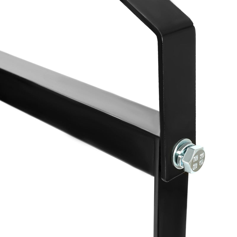 DURAFORCE 4PCS Black Cargo Shipping Container Shelving Shelf Brackets Universal 22"x60"
