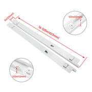 DURAFORCE Refrigerator Pan Hangers Drawer Slide Sup White ABS For 240530601 & 240530701