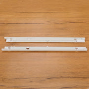 DURAFORCE Refrigerator Pan Hangers Drawer Slide Sup White ABS For 240530601 & 240530701