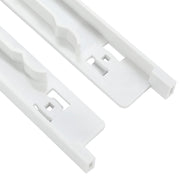DURAFORCE Refrigerator Pan Hangers Drawer Slide Sup White ABS For 240530601 & 240530701