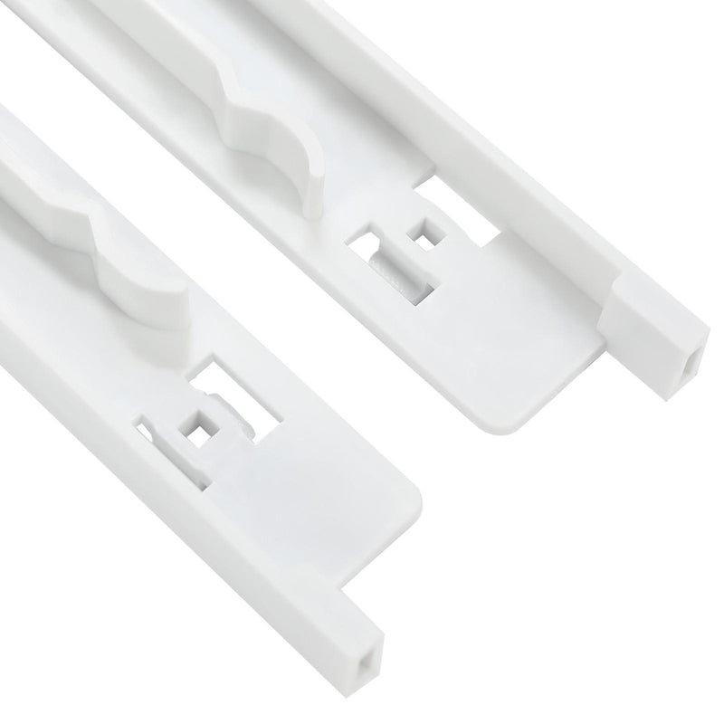 DURAFORCE Refrigerator Pan Hangers Drawer Slide Sup White ABS For 240530601 & 240530701