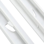 DURAFORCE Refrigerator Pan Hangers Drawer Slide Sup White ABS For 240530601 & 240530701