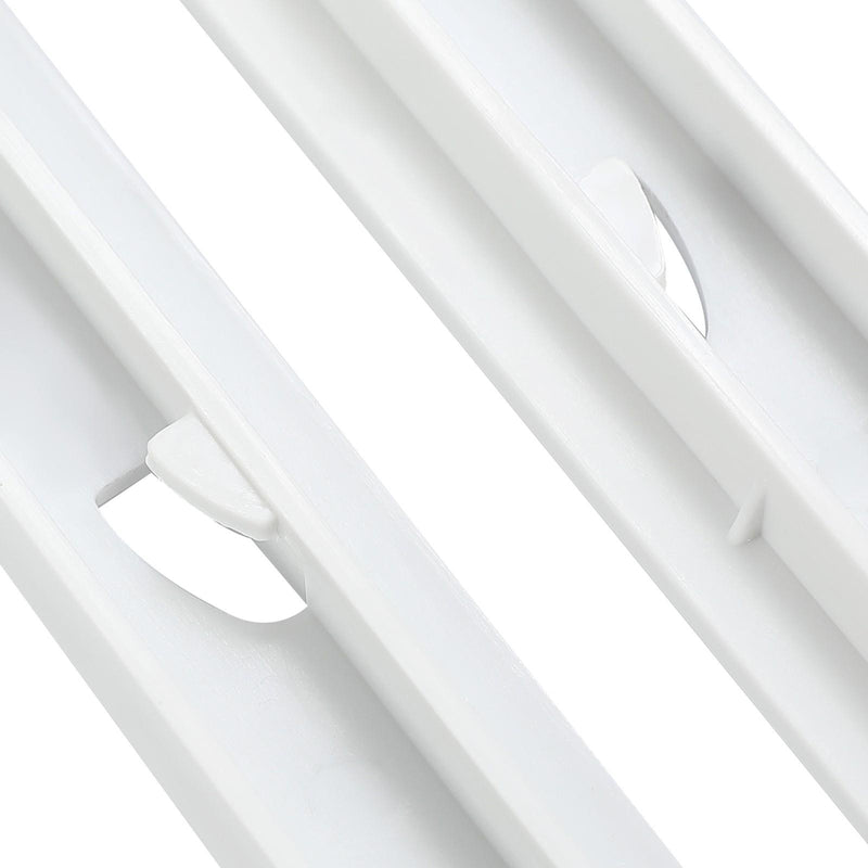 DURAFORCE Refrigerator Pan Hangers Drawer Slide Sup White ABS For 240530601 & 240530701