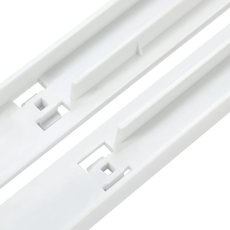 DURAFORCE Refrigerator Pan Hangers Drawer Slide Sup White ABS For 240530601 & 240530701