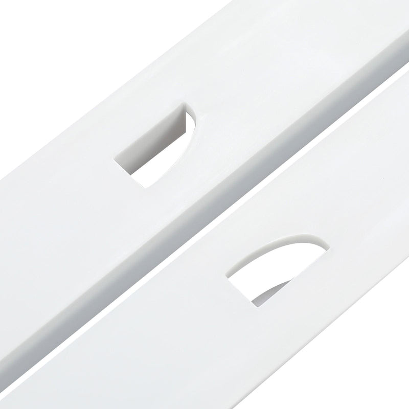 DURAFORCE Refrigerator Pan Hangers Drawer Slide Sup White ABS For 240530601 & 240530701