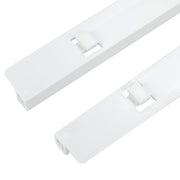 DURAFORCE Refrigerator Pan Hangers Drawer Slide Sup White ABS For 240530601 & 240530701