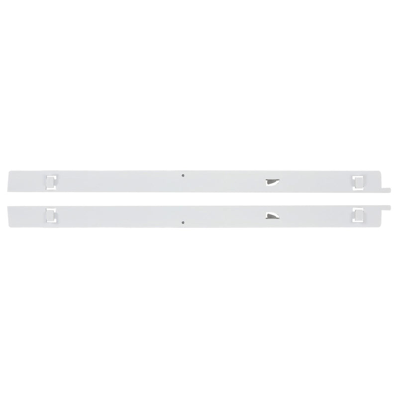 DURAFORCE Refrigerator Pan Hangers Drawer Slide Sup White ABS For 240530601 & 240530701