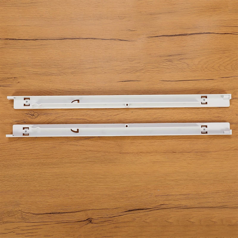DURAFORCE Refrigerator Pan Hangers Drawer Slide Sup White ABS For 240530601 & 240530701
