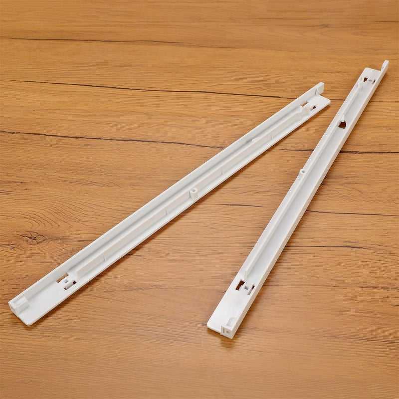 DURAFORCE Refrigerator Pan Hangers Drawer Slide Sup White ABS For 240530601 & 240530701