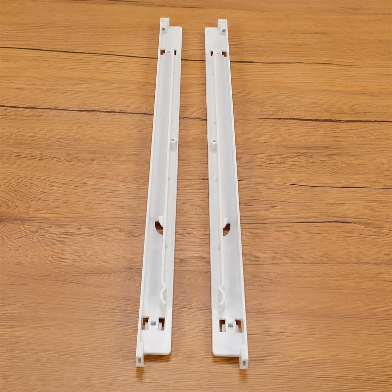 DURAFORCE Refrigerator Pan Hangers Drawer Slide Sup White ABS For 240530601 & 240530701