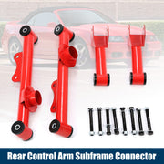 DURAFORCE Rear Upper Lower Tubular Control Arms w/ Bushings For Ford Mustang Mercury 79-04