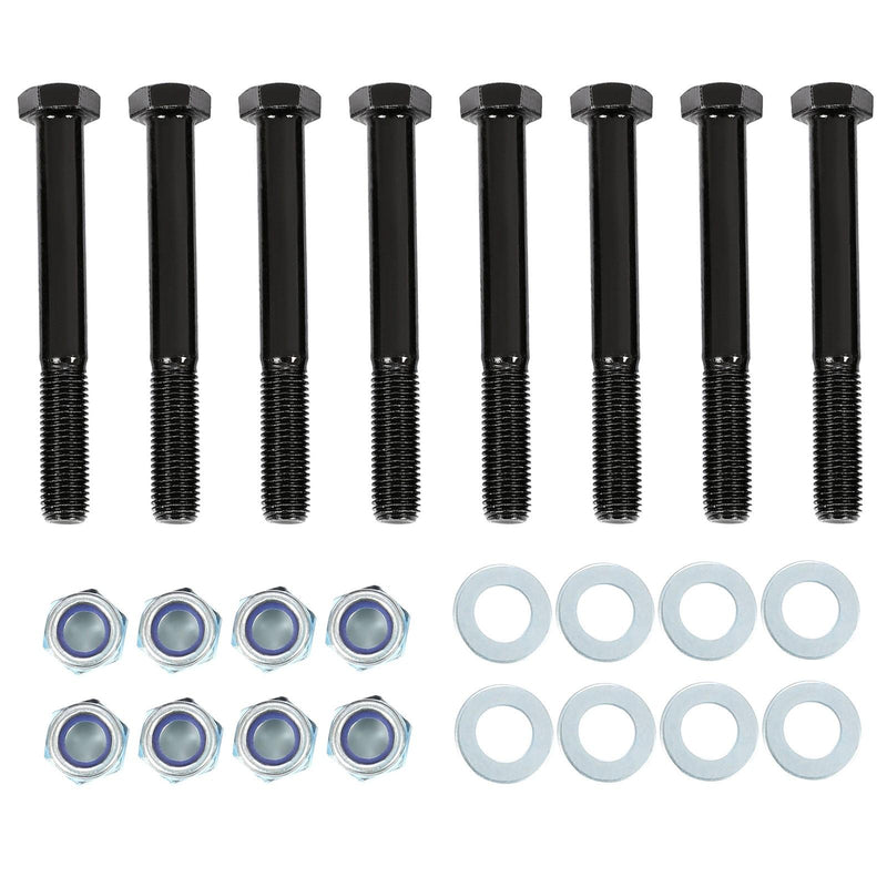 DURAFORCE Rear Upper Lower Tubular Control Arms w/ Bushings For Ford Mustang Mercury 79-04
