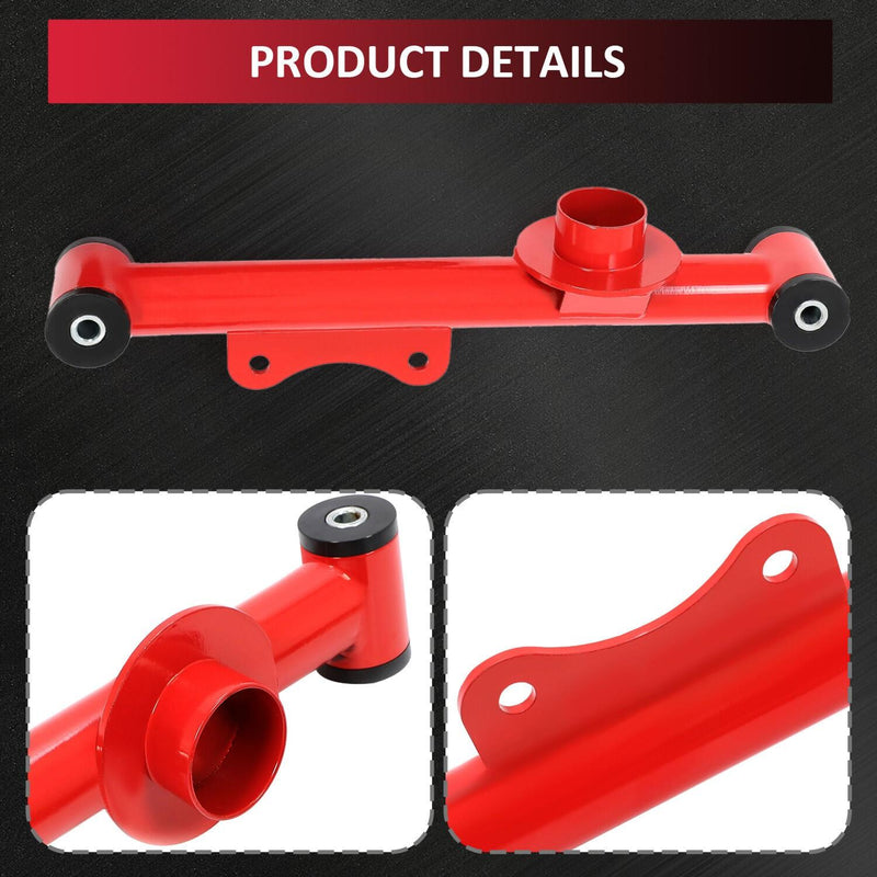 DURAFORCE Rear Upper Lower Tubular Control Arms w/ Bushings For Ford Mustang Mercury 79-04