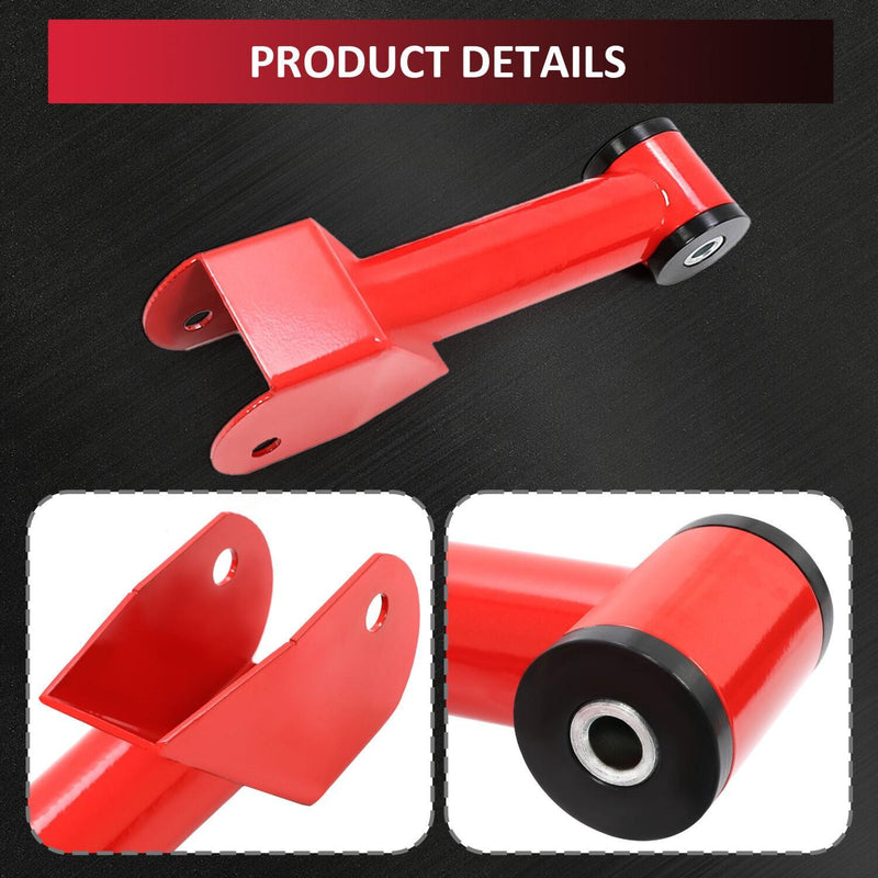 DURAFORCE Rear Upper Lower Tubular Control Arms w/ Bushings For Ford Mustang Mercury 79-04