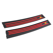DURAFORCE For GRAND CHEROKEE 11-21 Pair Rear Right+Left Door B Pillar Window Trim Applique