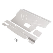 DURAFORCE Silver Engine Splash Shield Front Lower Tray Skid Plate For Subaru WRX 2015-2021