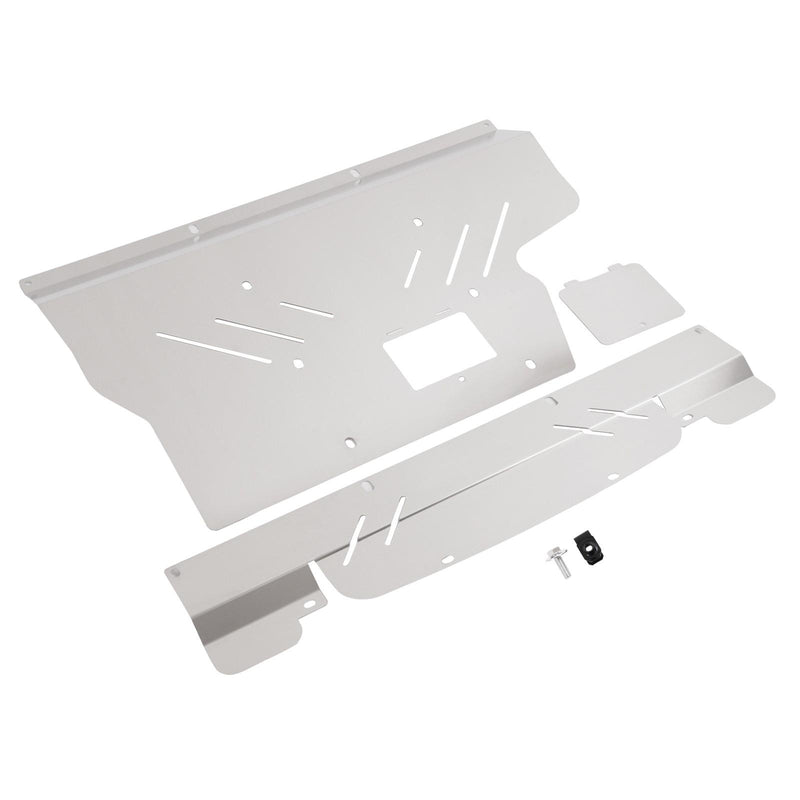 DURAFORCE Silver Engine Splash Shield Front Lower Tray Skid Plate For Subaru WRX 2015-2021