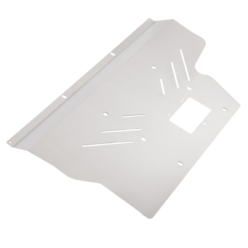 DURAFORCE Silver Engine Splash Shield Front Lower Tray Skid Plate For Subaru WRX 2015-2021