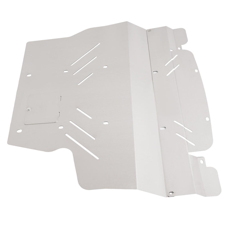 DURAFORCE Silver Engine Splash Shield Front Lower Tray Skid Plate For Subaru WRX 2015-2021
