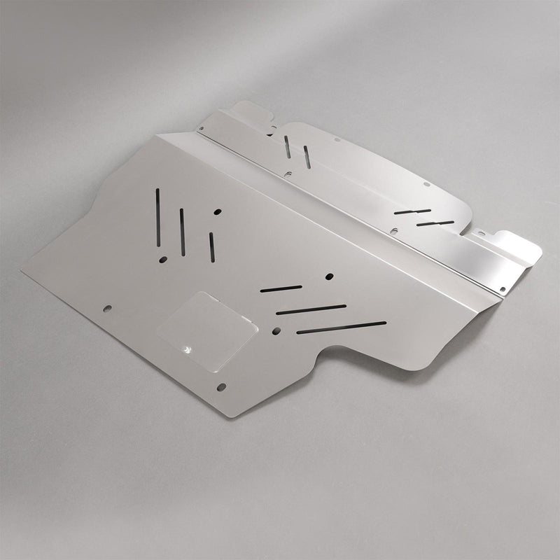 DURAFORCE Silver Engine Splash Shield Front Lower Tray Skid Plate For Subaru WRX 2015-2021