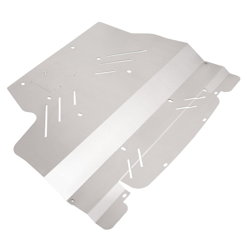 DURAFORCE Silver Engine Splash Shield Front Lower Tray Skid Plate For Subaru WRX 2015-2021