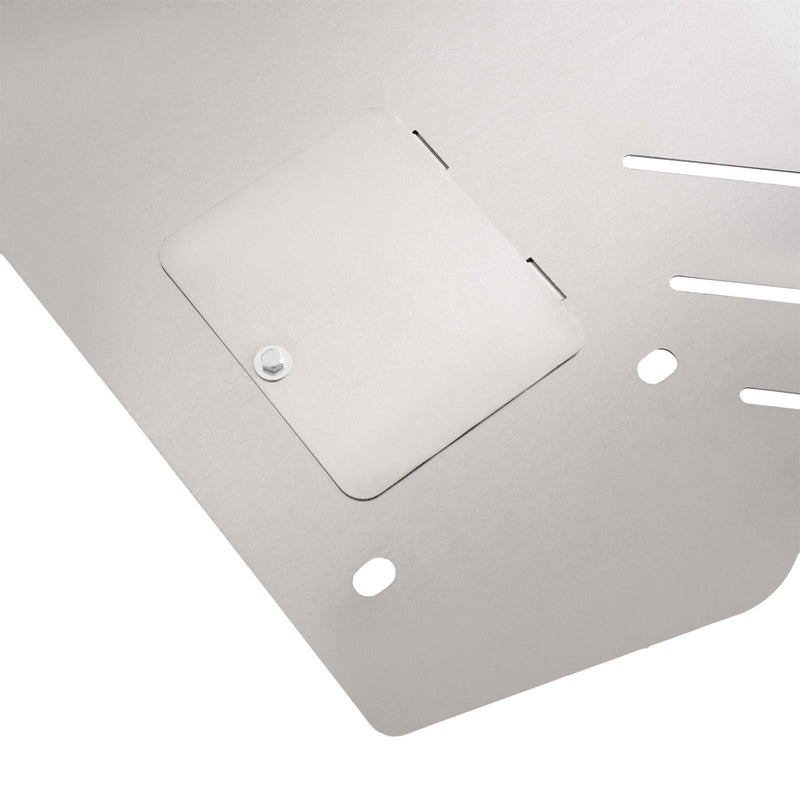 DURAFORCE Silver Engine Splash Shield Front Lower Tray Skid Plate For Subaru WRX 2015-2021