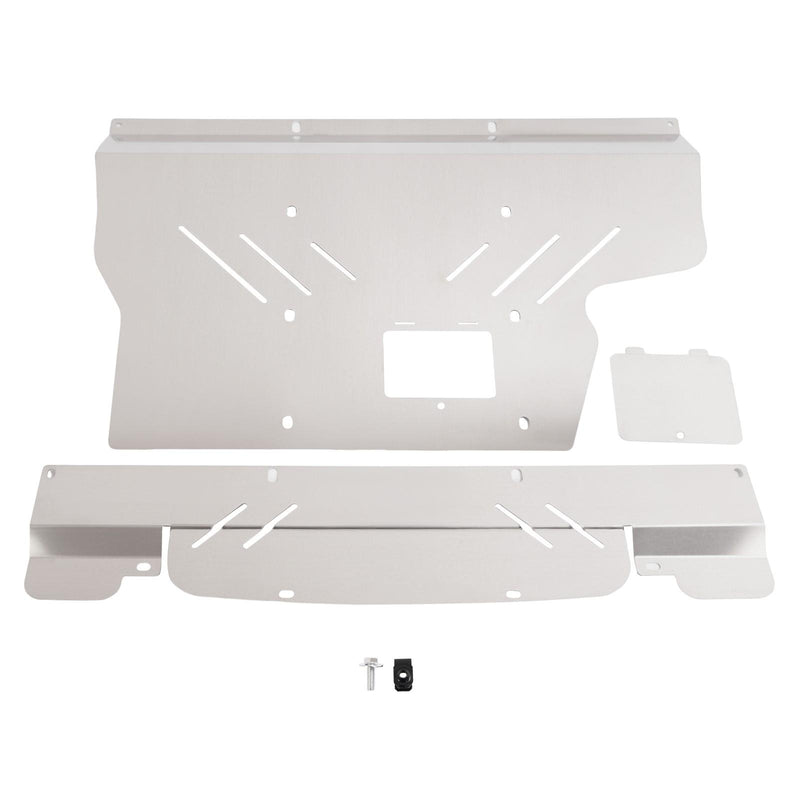 DURAFORCE Silver Engine Splash Shield Front Lower Tray Skid Plate For Subaru WRX 2015-2021