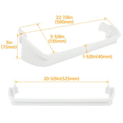DURAFORCE For 240535101 &1240535201 Frigidaire Refrigerator Door Rack Door Bin Shelf