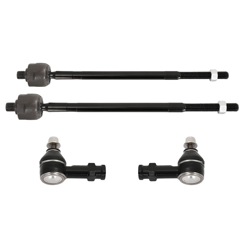 DURAFORCE Front Left & Right Inner & Outer Tie Rod Ends for Ford Focus 2006-2011 4Pcs