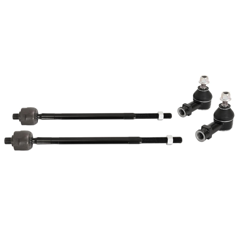 DURAFORCE Front Left & Right Inner & Outer Tie Rod Ends for Ford Focus 2006-2011 4Pcs