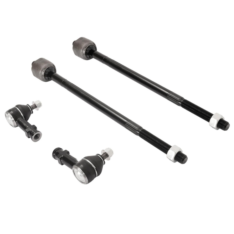DURAFORCE Front Left & Right Inner & Outer Tie Rod Ends for Ford Focus 2006-2011 4Pcs
