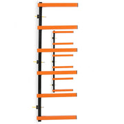 DURAFORCE 6 Shelf Lumber Storage Rack Wall-Mounted Steel Wood Pipes Rack 660LB New