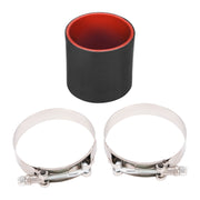 DURAFORCE 3 Ply Rubber Hose/Intake/Intercooler Pipe Straight Coupler + T Clamps 3" ~ 76mm