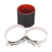 DURAFORCE 3 Ply Rubber Hose/Intake/Intercooler Pipe Straight Coupler + T Clamps 3" ~ 76mm