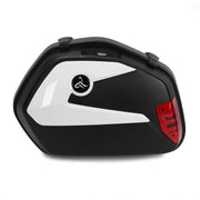 DURAFORCE Universal Detachable Hard Saddlebags white face Plate For Suzuki Honda cruisers