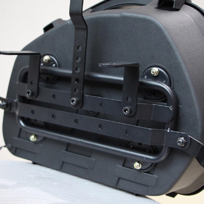 DURAFORCE Universal Detachable Hard Saddlebags white face Plate For Suzuki Honda cruisers
