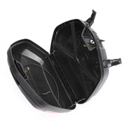 DURAFORCE Universal Detachable Hard Saddlebags white face Plate For Suzuki Honda cruisers