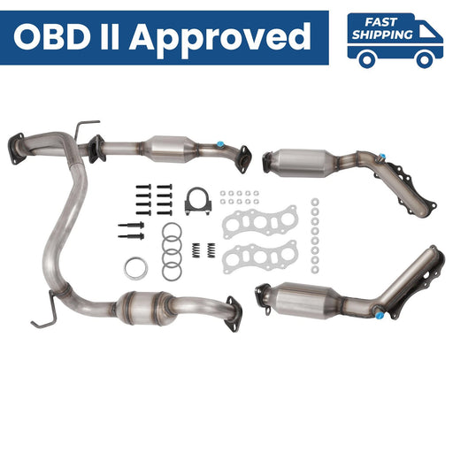 DURAFORCE For Toyota Tacoma V6 4.0L AWD 2003-2011 Front & Rear Exhaust Catalytic Converter