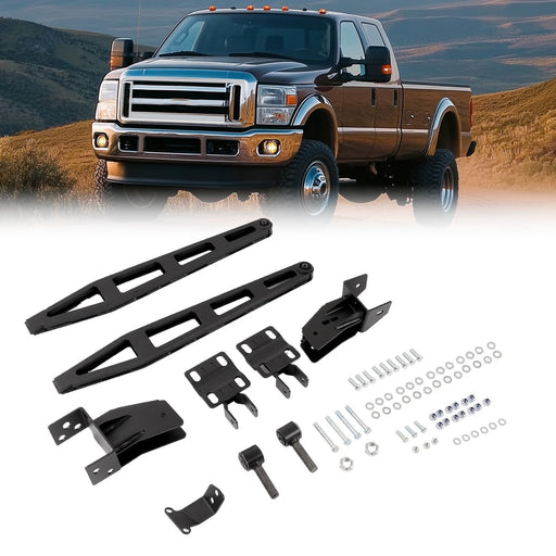 DURAFORCE 0-3" / 4.5-6" Lift Rear Ladder Traction Bar Kit For Ford F250 F350 4WD 2008-2016