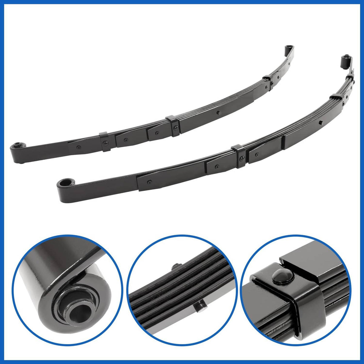 Rear Leaf Springs Driver & Passenger For Chevy Bel Air Sedan One-Fifty ...