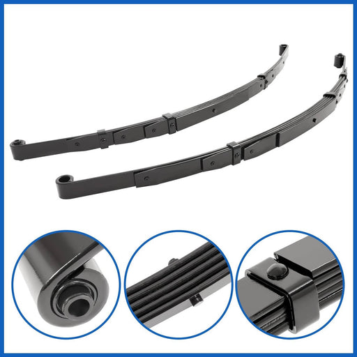 DURAFORCE Rear Leaf Springs Driver & Passenger For Chevy Bel Air Sedan One-Fifty 55 56 57