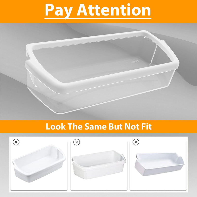 DURAFORCE 2 PC For W10321304 Door Bin Basket Shelf Compatible with Whirlpool Refrigerator