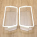 DURAFORCE 2 PC For W10321304 Door Bin Basket Shelf Compatible with Whirlpool Refrigerator