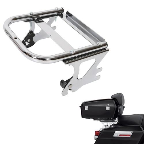 DURAFORCE Detachable Two up Tour Mounting Luggage Rack For Harley 97-08 Road Glide