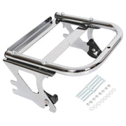 DURAFORCE Detachable Two up Tour Mounting Luggage Rack For Harley 97-08 Road Glide