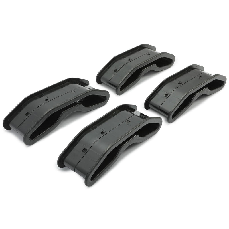 DURAFORCE 4 PCS For Polaris General 1000 Seat Belt Harness Pass Through Bezel Insert
