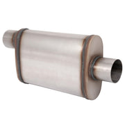 DURAFORCE For Universal 2PCS Street Mufflers 3" Offset In 3" Center Out Stainless Steel