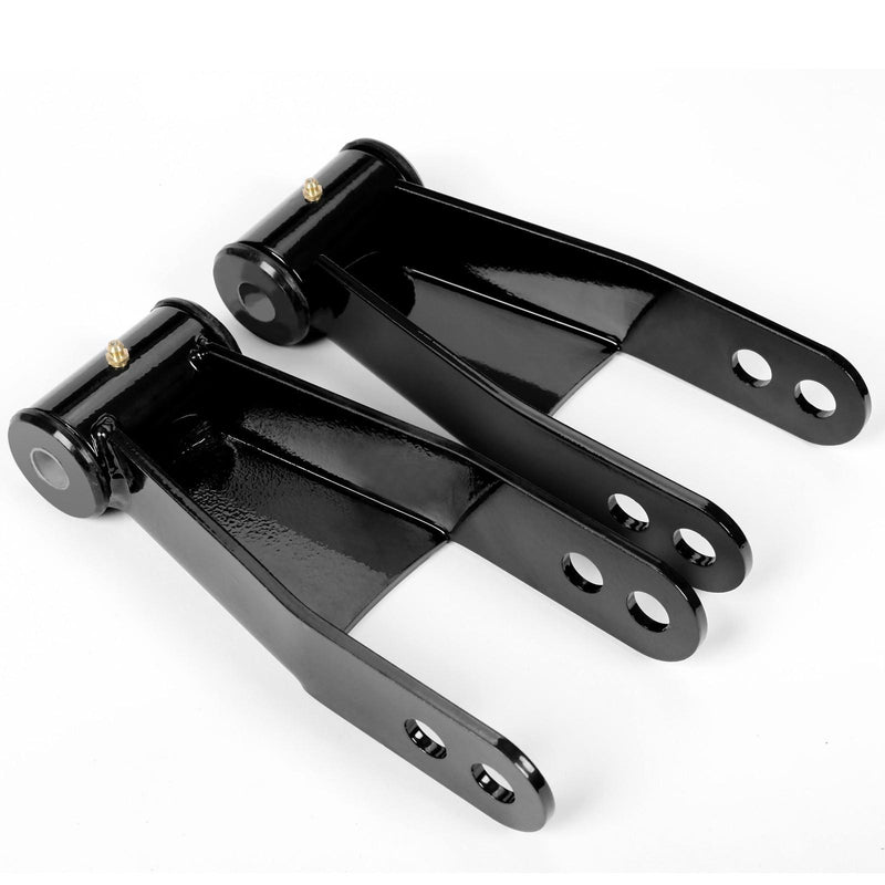 DURAFORCE For 1999-06 Chevy Silverado GMC Sierra 1500 4" Drop Kit Rear Shackles & Hangers