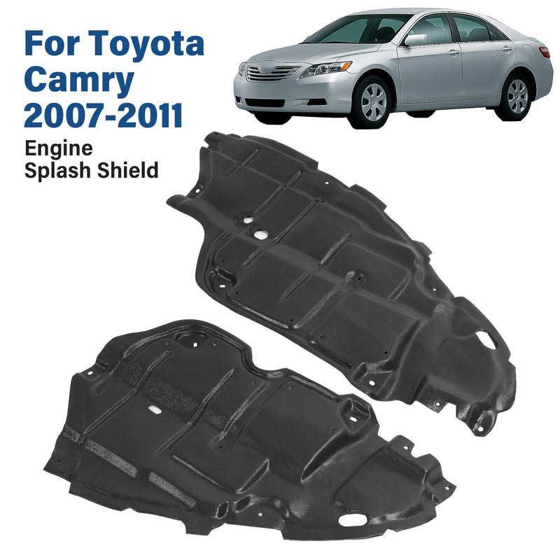 DURAFORCE Front LH&RH Engine Splash Shield Guard Panel Cover For Toyota Camry 2007-2011